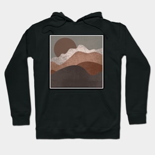 mountains sun boho Hoodie